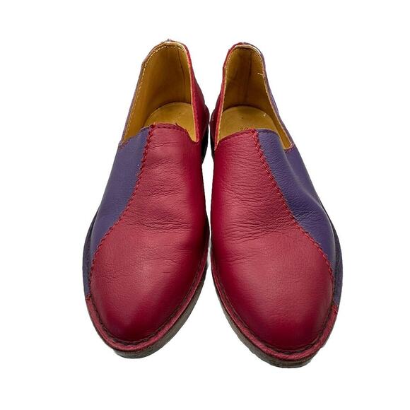Art Peaux Shoes - Art Peaux Handmade Shoes Leather Womens Size 39 Pink Purple Vibram Soles